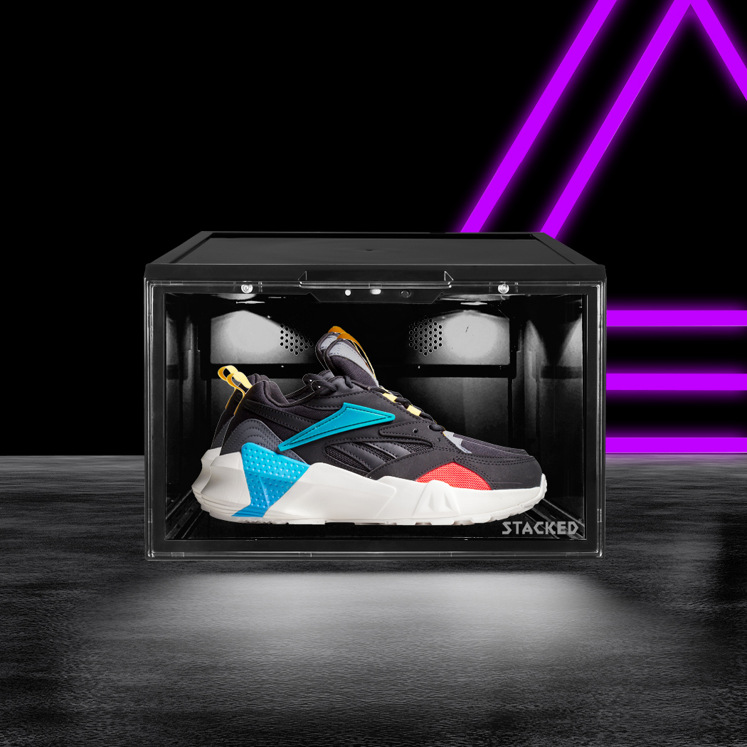 Stacked Premium Sneaker Display Case Led Shoe Boxes Voice Control Anti-oxidation - Picture 35 of 58