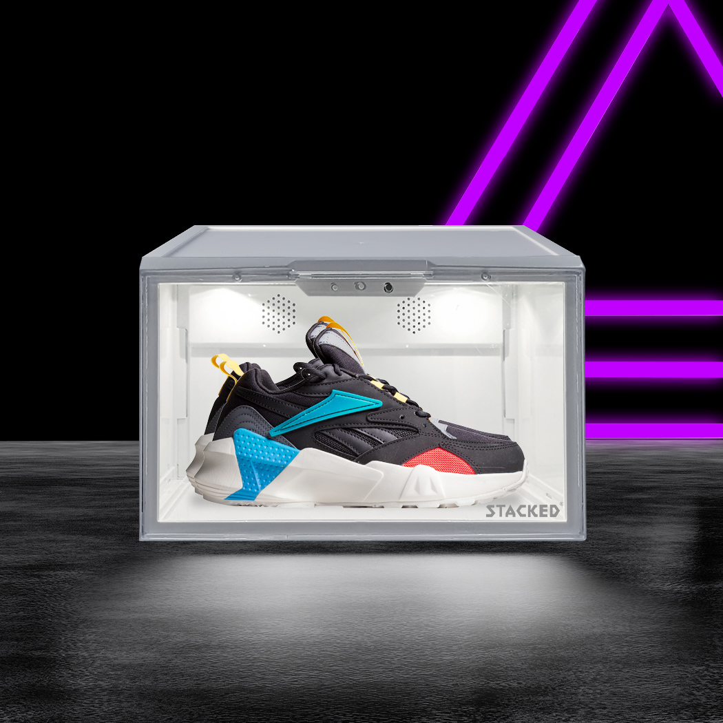 Stacked Premium Sneaker Display Case Led Shoe Boxes Voice Control Anti-oxidation - Picture 47 of 58