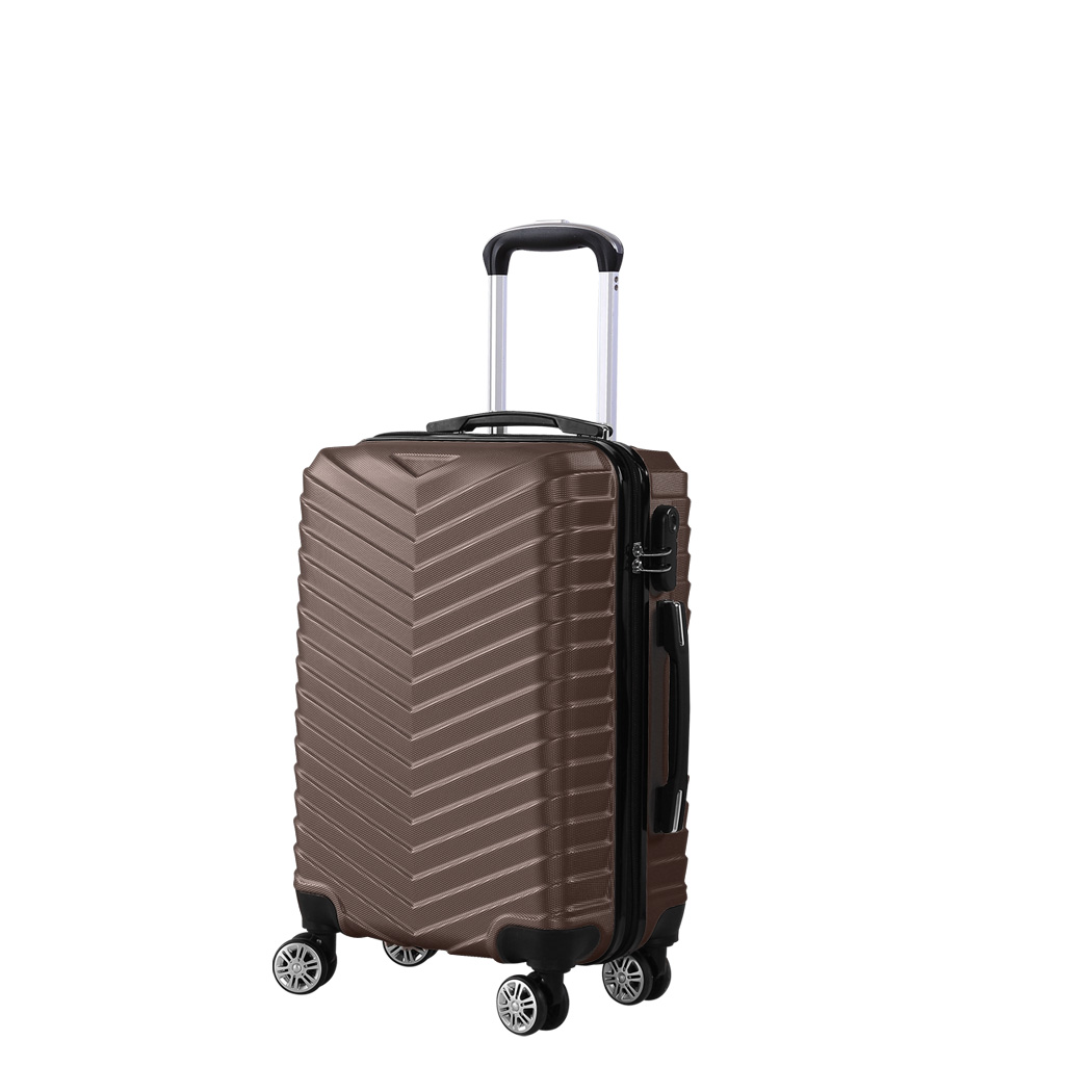 TopSellers-28 Inch Luggage Suitcase - Lightweight Coffee Color Travel Bag