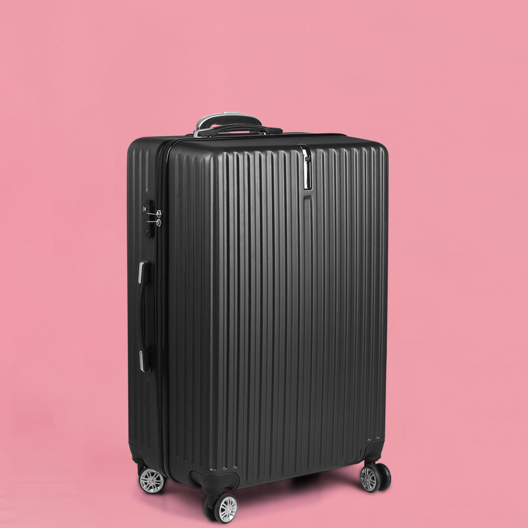 Slimbridge 28" Luggage Suitcase Code Lock Hard Shell Travel Carry Black Bag