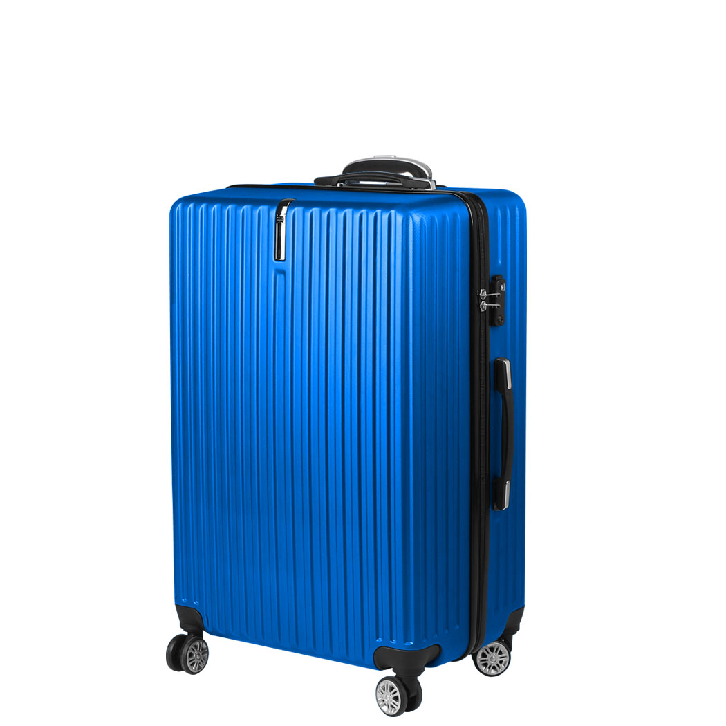 TopSellers-28 Inch Luggage Suitcase - Lightweight Blue Travel with Smooth Wheels