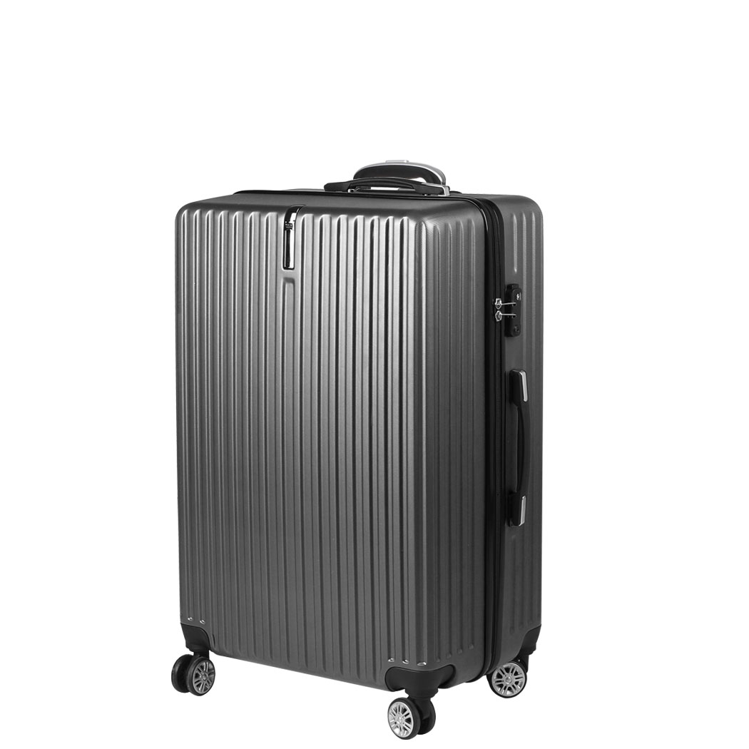 TopSellers-28 Inch Luggage Suitcase - Grey Lightweight & Durable Travel