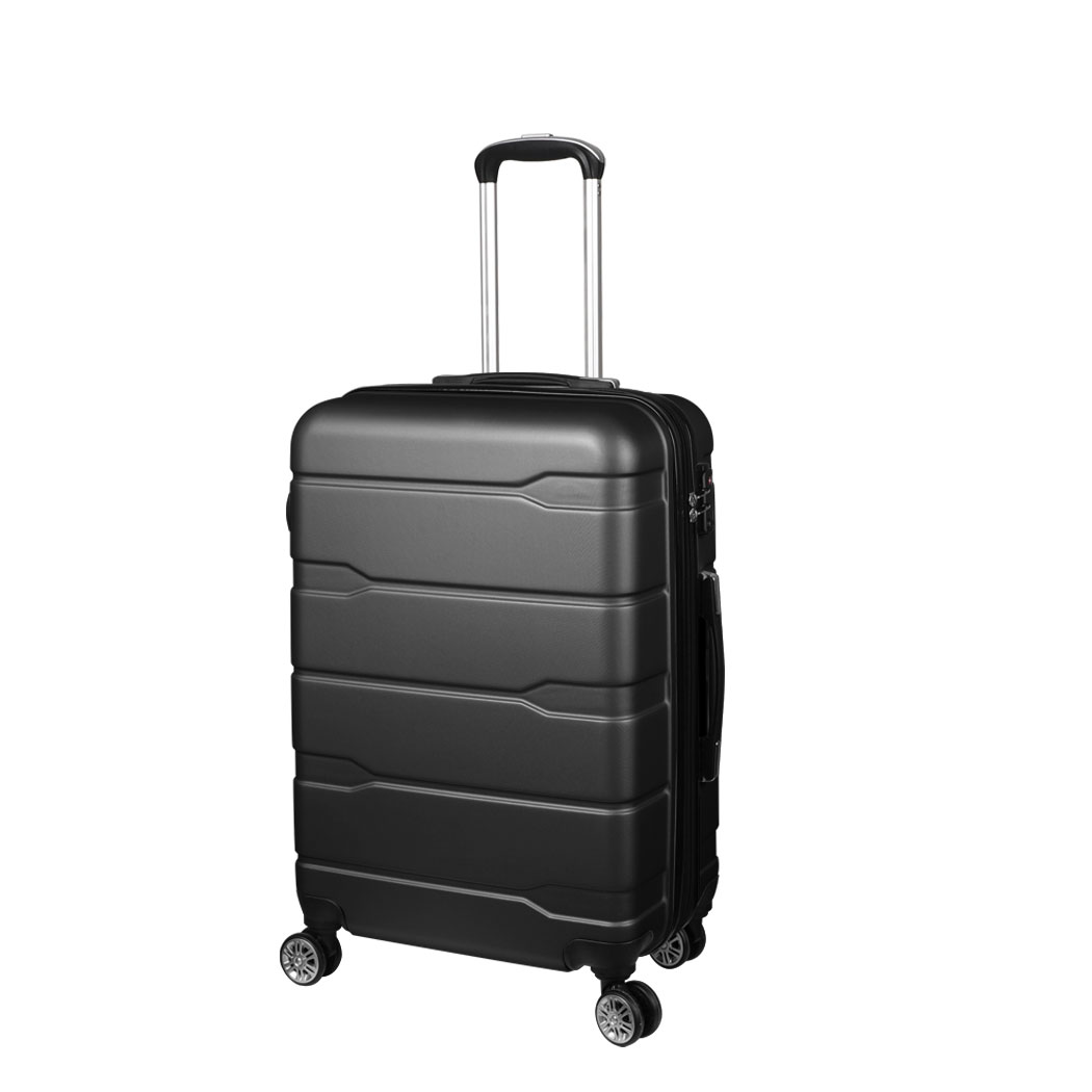 TopSellers-Expandable Luggage 24 Inch - Lightweight Scratch Proof Travel Case