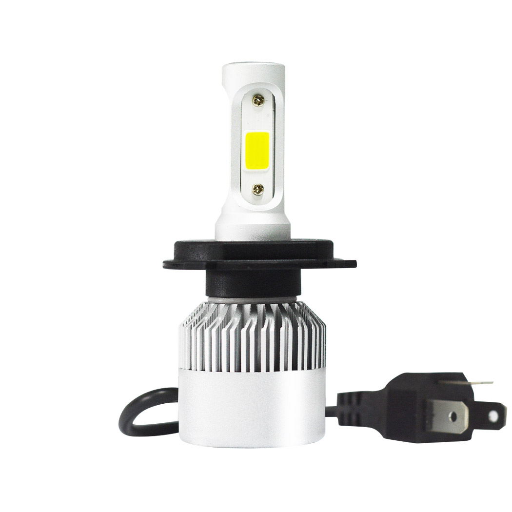 TopSellers-H4 LED Headlight Bulbs - 6500K White 72W Waterproof Brightness