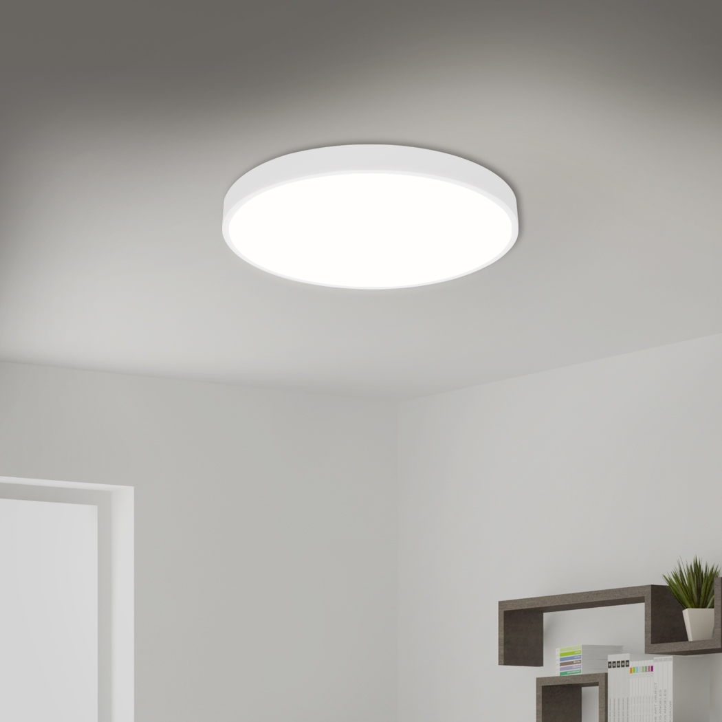 EMITTO Ultra-Thin 5CM LED Ceiling Down Light Surface Mount Living Room White 54W