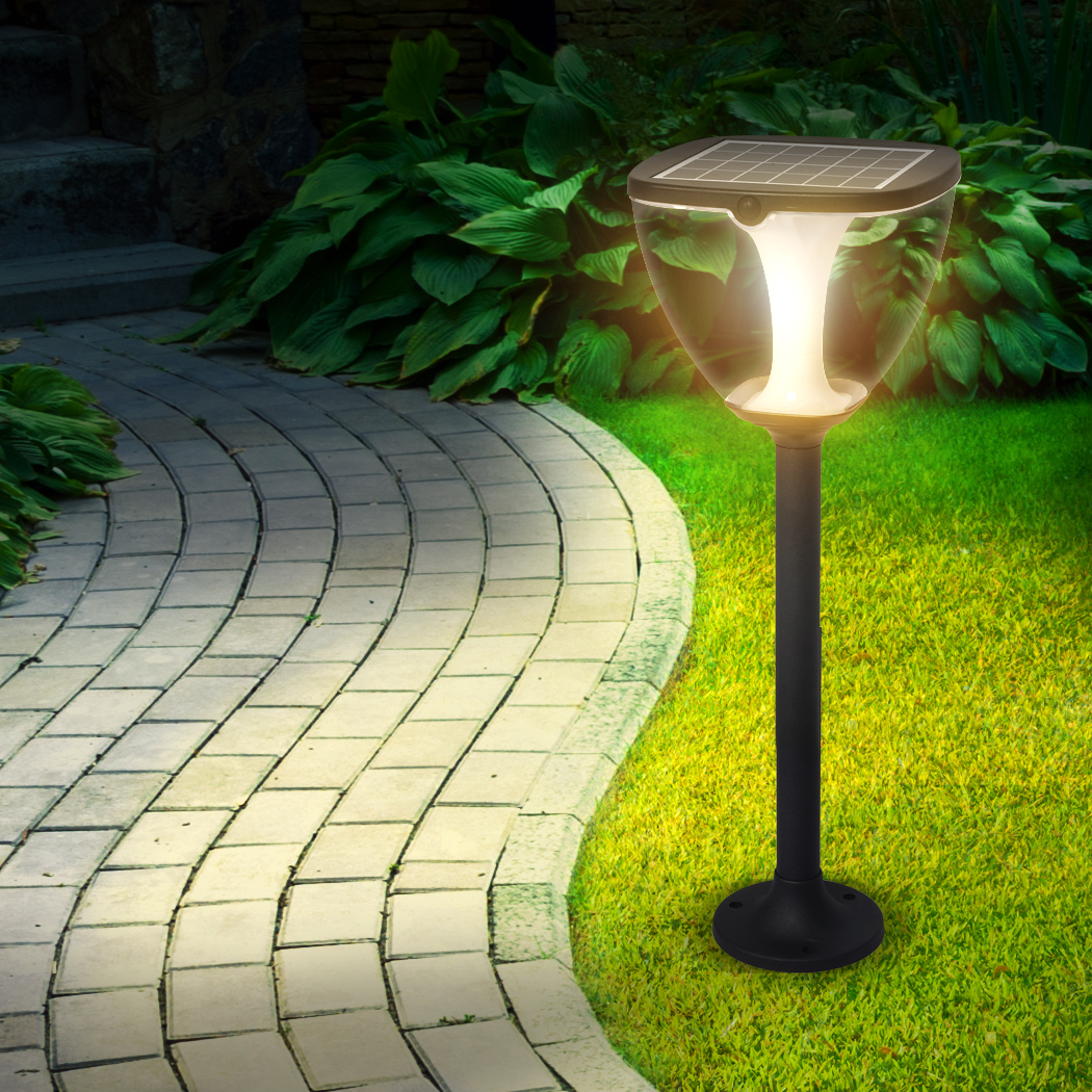 EMITTO LED Solar Powered Ground Garden Lights Path Yard Park Lawn Outdoor 60cm