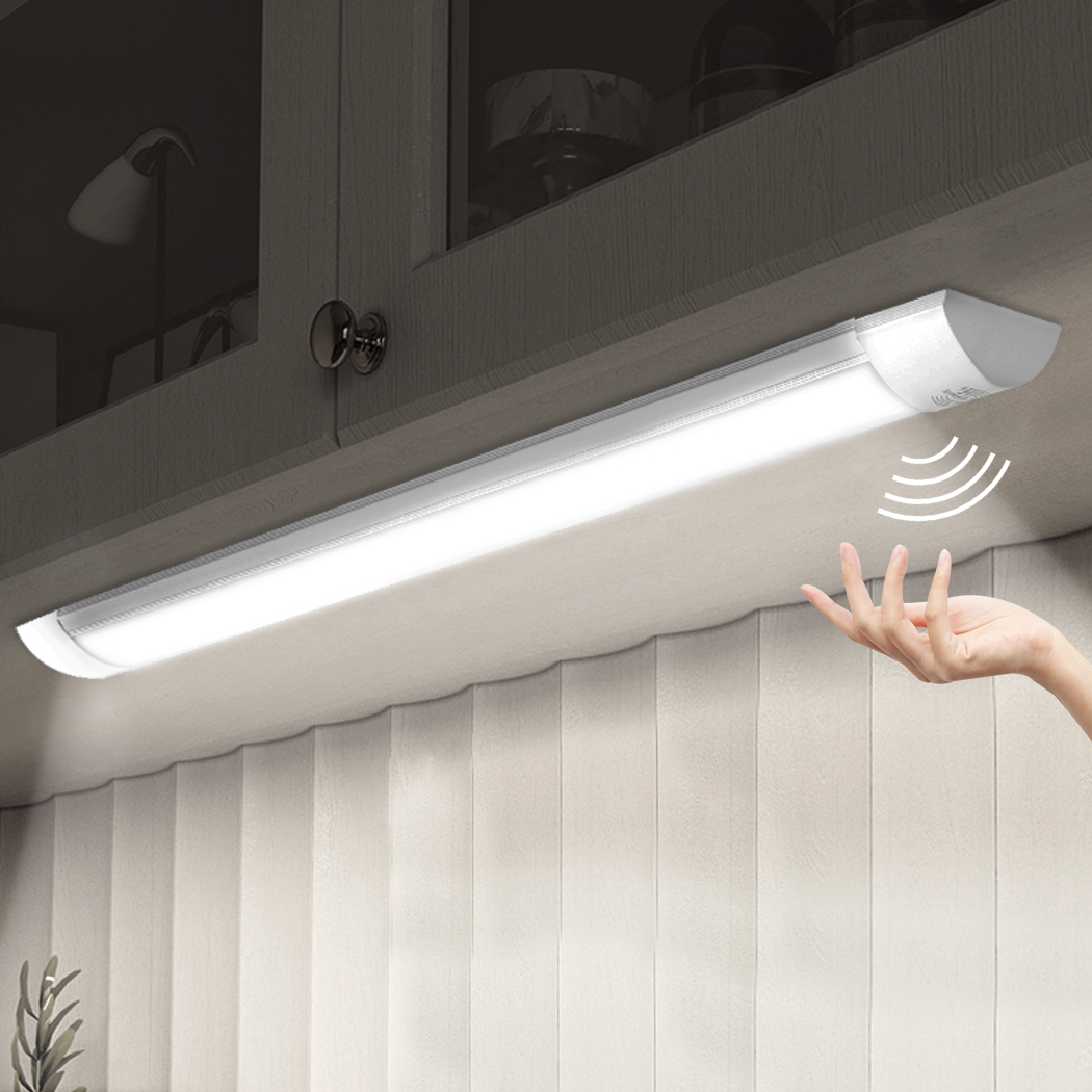 EMITTO LED Batten Light Ceiling Wardrobe Bookshelf Microwave Sensor Daylight 30W