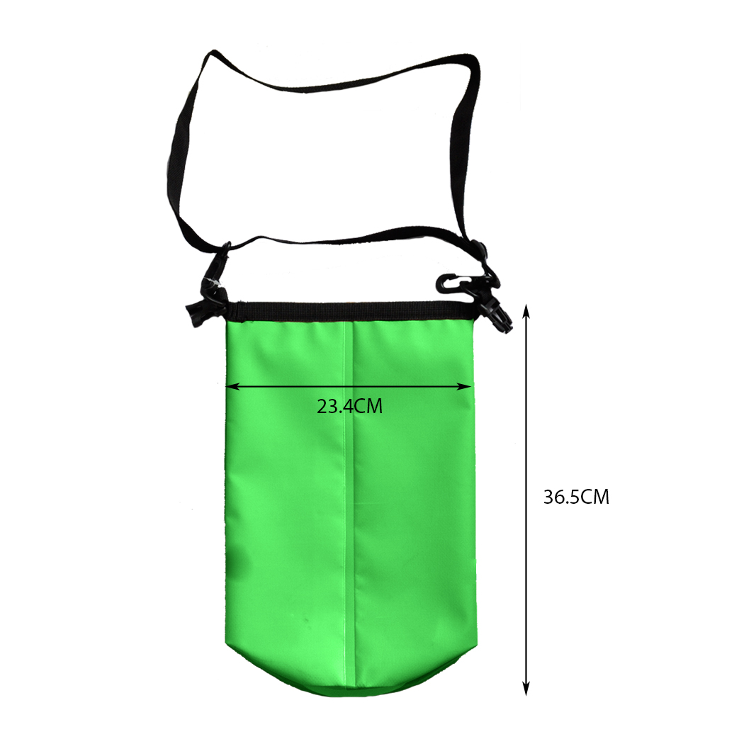 4L Dry Carry Bag Waterproof Beach Bag Storage Sack Pouch Boat Kayak Green