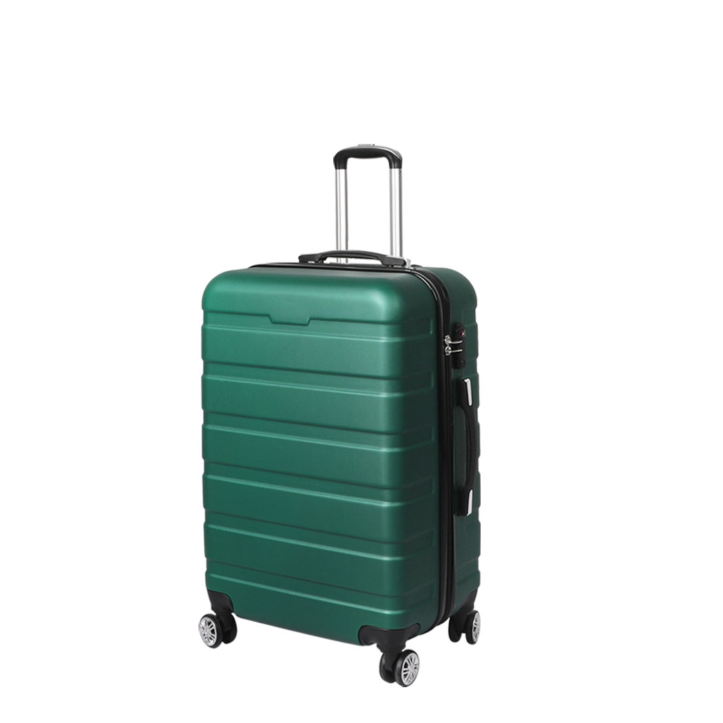 TopSellers-28 Inch Luggage Case - Green Ultra Light Scratch Proof Suitcase