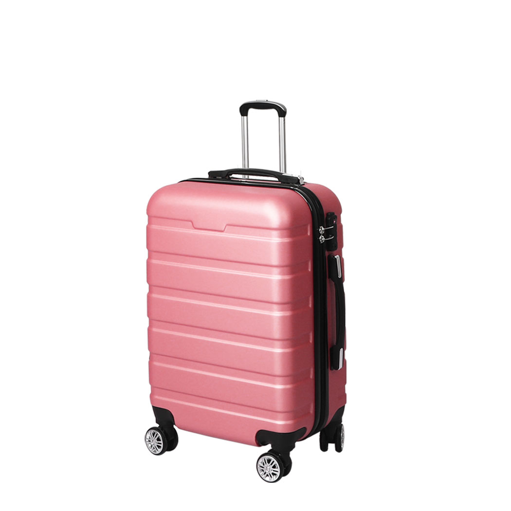 TopSellers-Luggage Case Suitcase Rose Gold - Lightweight & Durable Travel