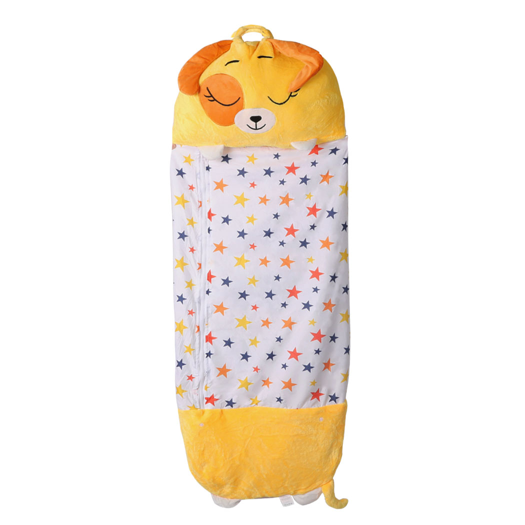 TopSellers-Pillow Sleeping Bag - Child Sleeping Bag Yellow Medium Soft