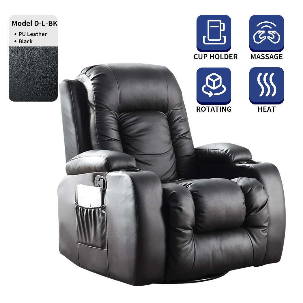 Levede Massage Chair Recliner Chair Armchair Heated Lounge Sofa Elder (Optional) - Picture 73 of 142