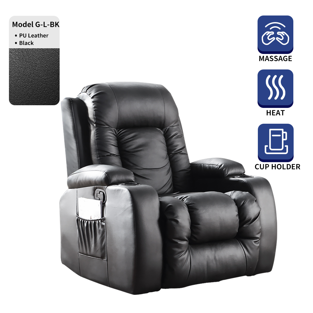 Levede Massage Chair Recliner Chair Armchair Heated Lounge Sofa Elder (Optional) - Picture 131 of 142