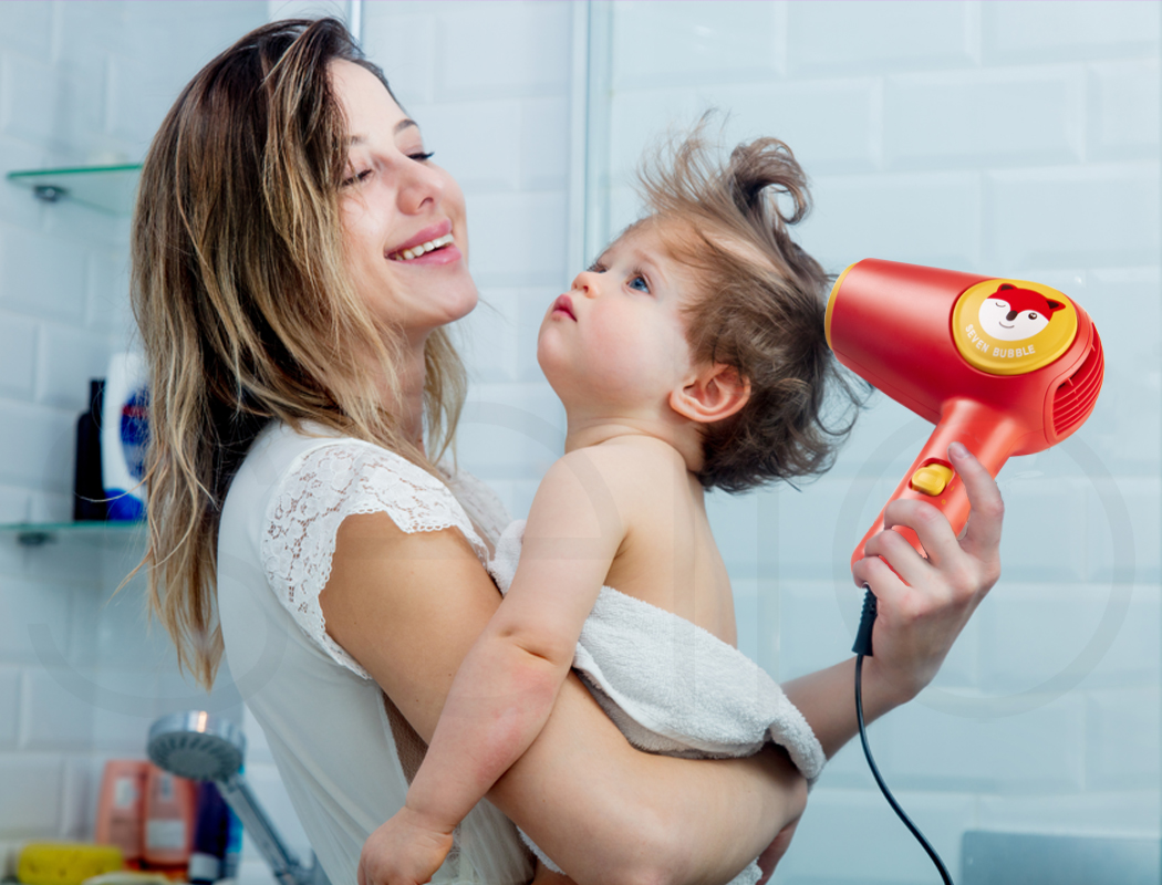 Low Heat Speed Hair Dryer Baby Infant Kid Grooming Blow Hairdryer Blower Heater - Picture 32 of 32