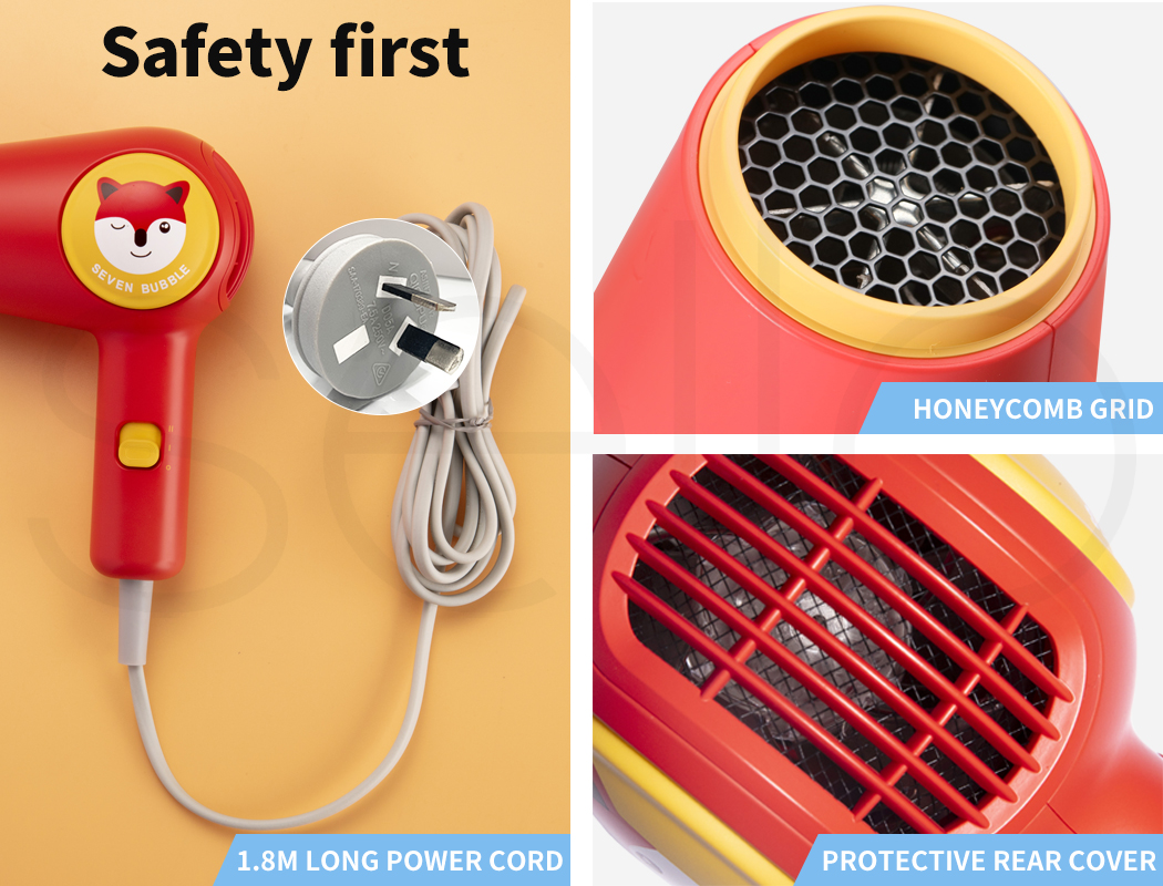 Low Heat Speed Hair Dryer Baby Infant Kid Grooming Blow Hairdryer Blower Heater - Picture 30 of 32