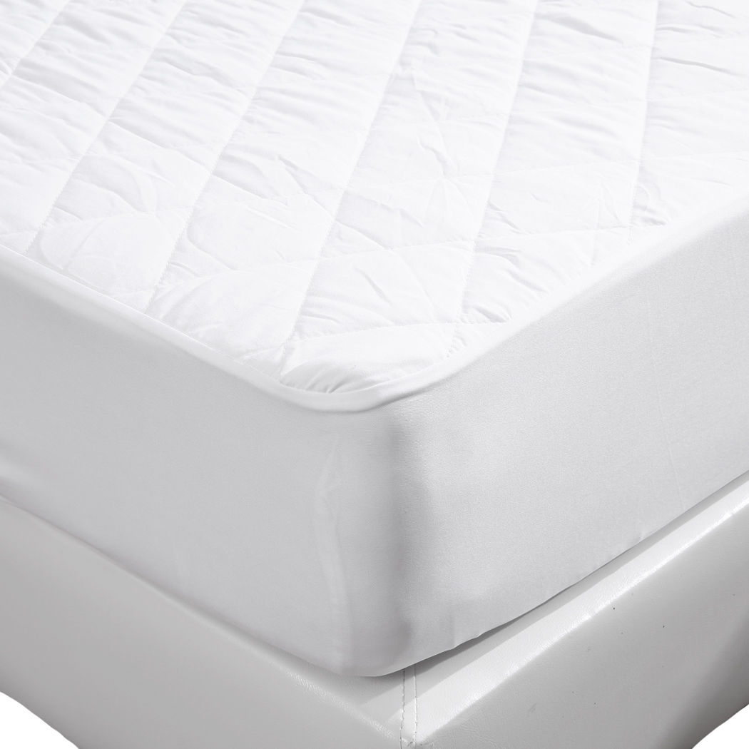 DreamZ Fully Fitted Waterproof Microfiber Mattress Protector Double Size