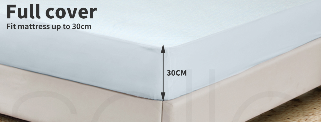 Dreamz Mattress Protector Pillowcases Cotton Terry Waterproof Cover Fully Fitted - Picture 15 of 26