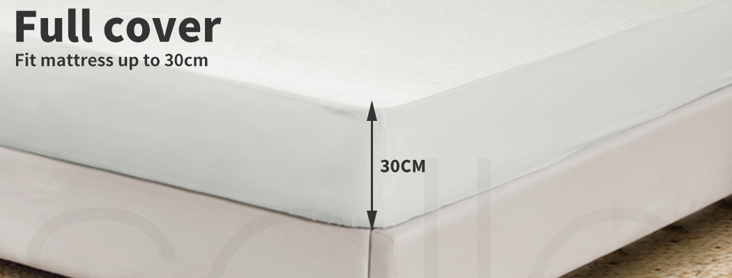 Dreamz Mattress Protector Pillowcases Cotton Terry Waterproof Cover Fully Fitted - Picture 24 of 26