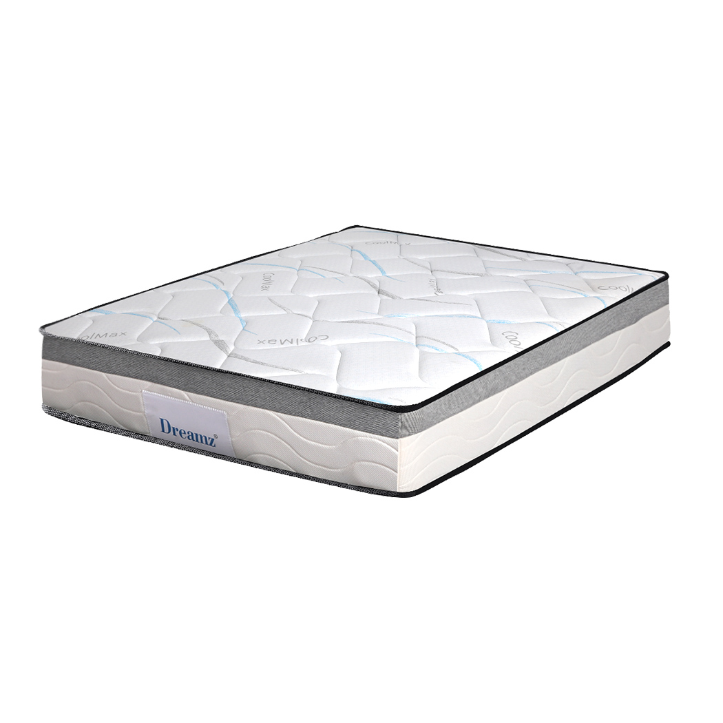 Dreamz Mattress Queen Double King Single Pocket Spring Firm Foam Euro Top Latex - Picture 156 of 417