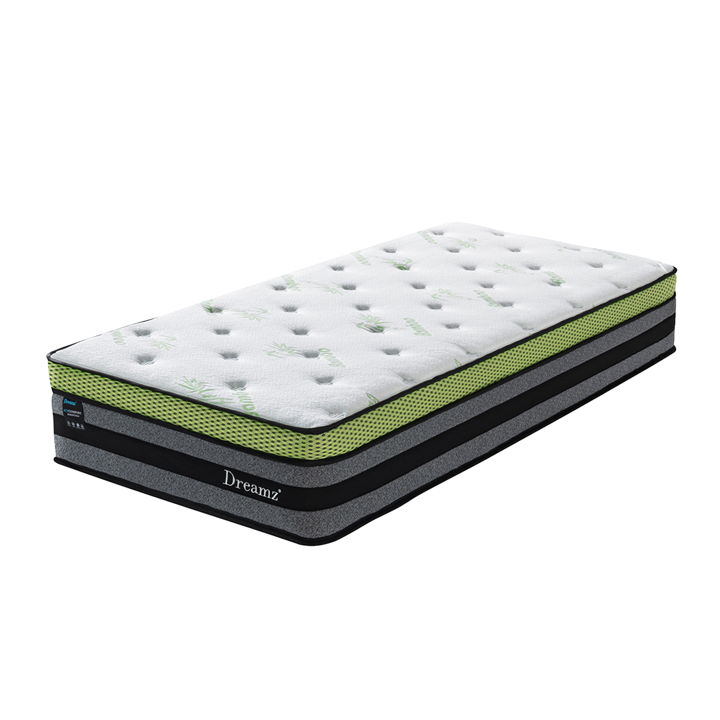 TopSellers-Single Cooling Mattress - Eco-friendly Bamboo Cool Gel 190x90cm