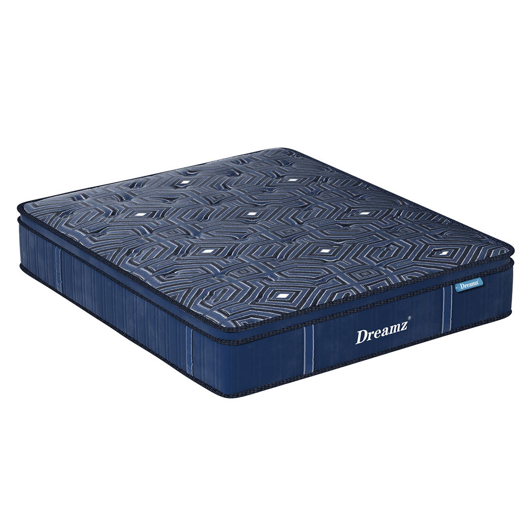 Dreamz Mattress Queen Double King Single Pocket Spring Firm Foam Euro Top Latex - Picture 381 of 417