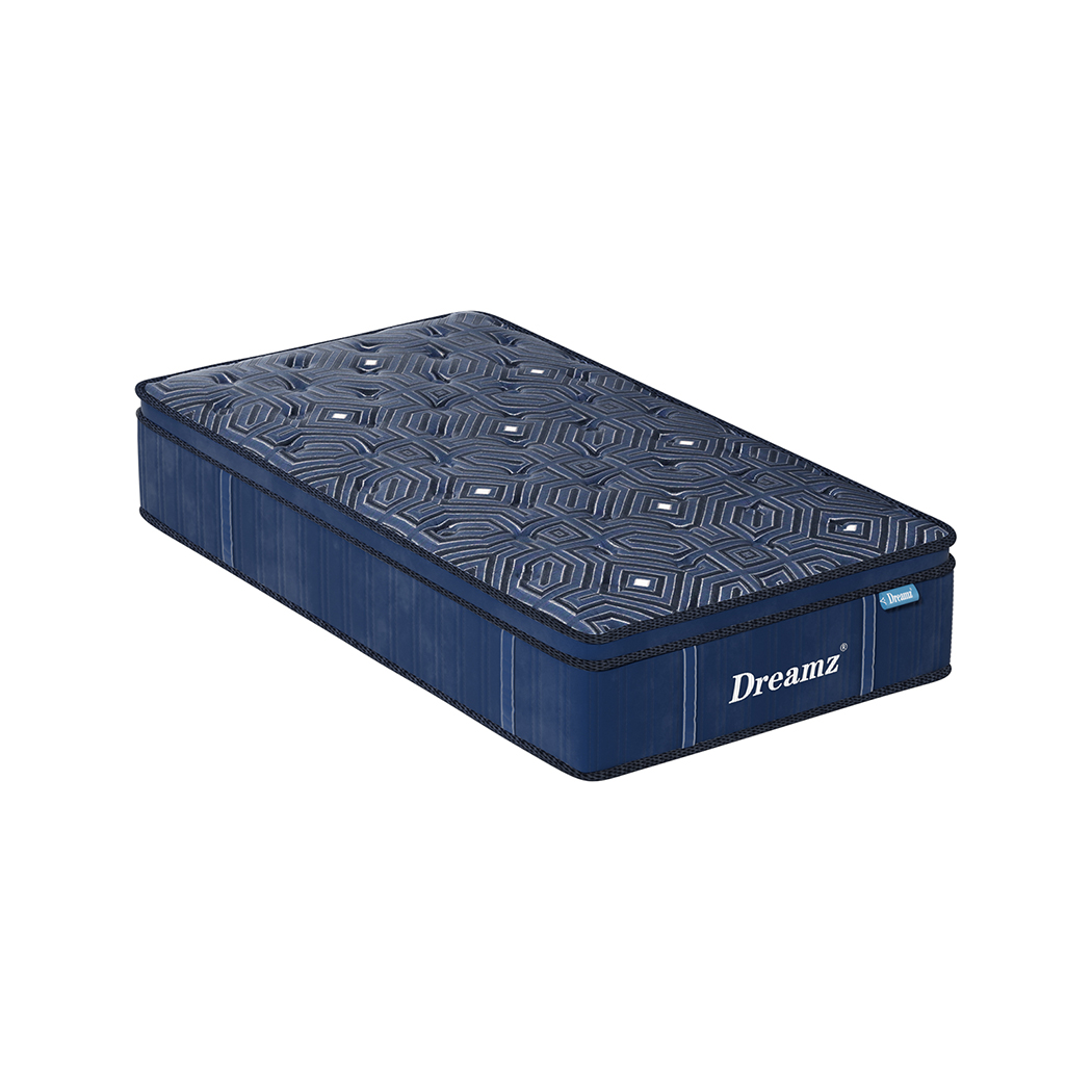 Dreamz Mattress Queen Double King Single Pocket Spring Firm Foam Euro Top Latex - Picture 393 of 417
