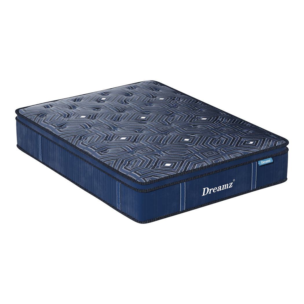 Dreamz Mattress Queen Double King Single Pocket Spring Firm Foam Euro Top Latex - Picture 405 of 417