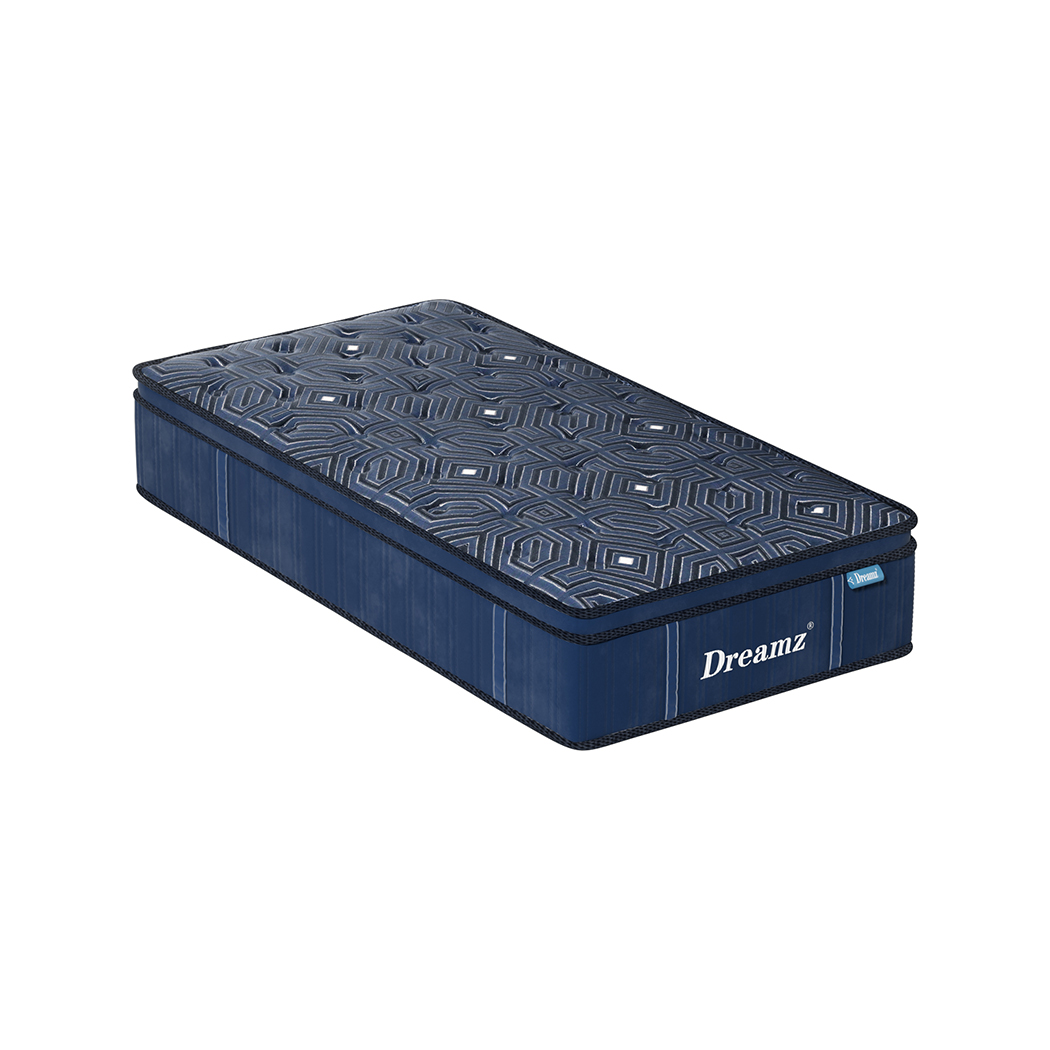 Dreamz Mattress Queen Double King Single Pocket Spring Firm Foam Euro Top Latex - Picture 417 of 417