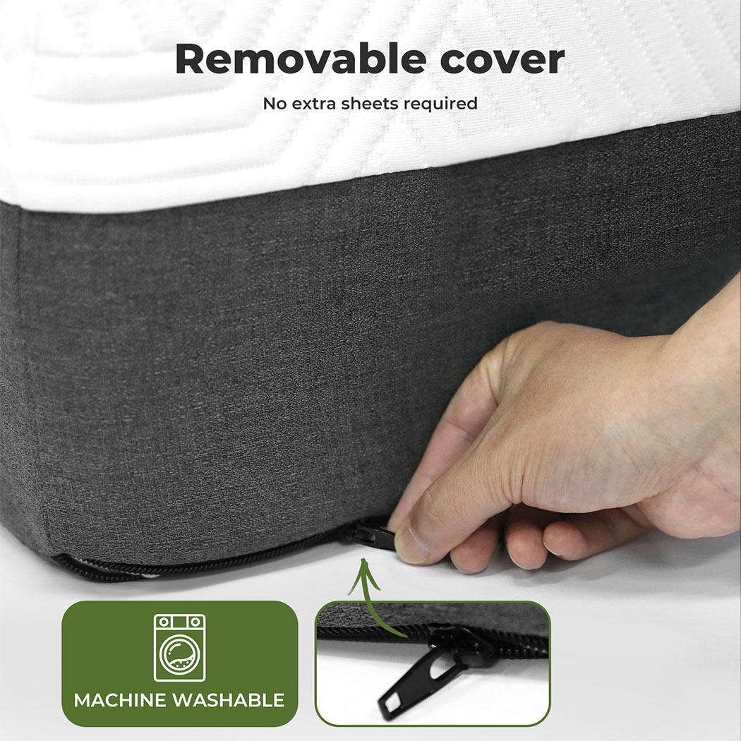 Dreamz Double Bed Mattress Queen Single Soft Gel Memory Foam Cetified Washable - Picture 45 of 48