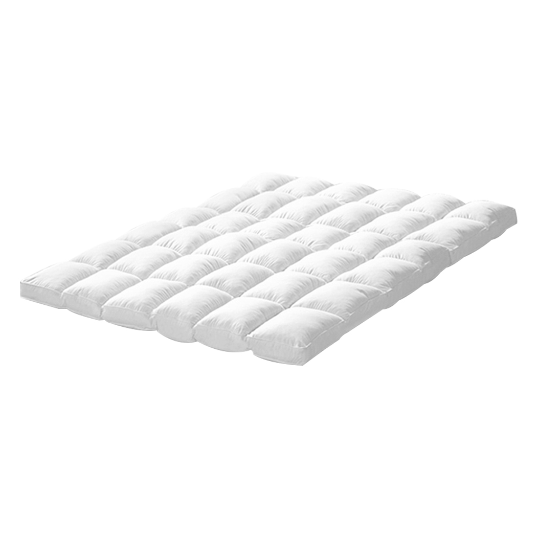 TopSellers-Luxury Pillowtop Mattress Topper - Soft  Anti-Allergy Comfort