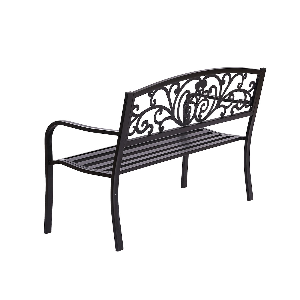 Levede Garden Bench Seat Outdoor Furniture Patio Cast Iron Benches Lounge Chair