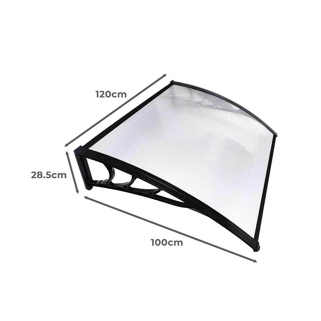Mountview Window Door Awning Outdoor Canopy UV Patio Rain Cover DIY 1M X 1.2-6M - Picture 13 of 71