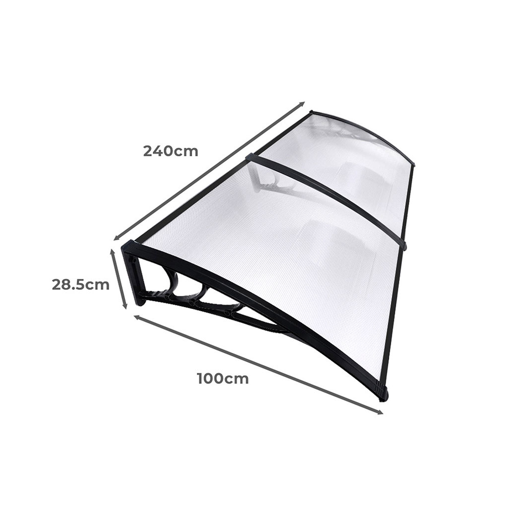 Mountview Window Door Awning Outdoor Canopy UV Patio Rain Cover DIY 1M X 1.2-6M - Picture 37 of 71