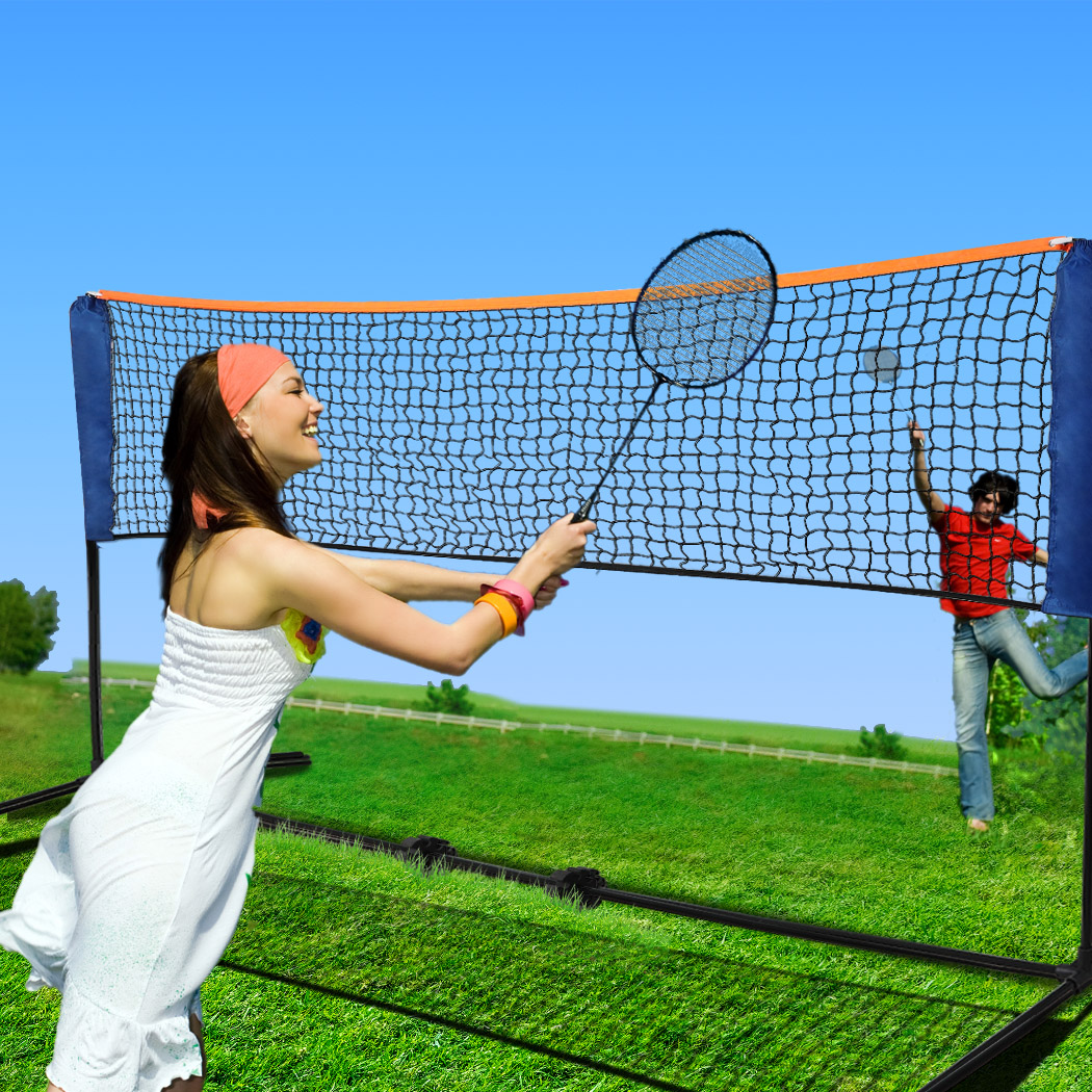 Centra Badminton Net Tennis Volleyball Portable Sports Set Beach Backyards 4M