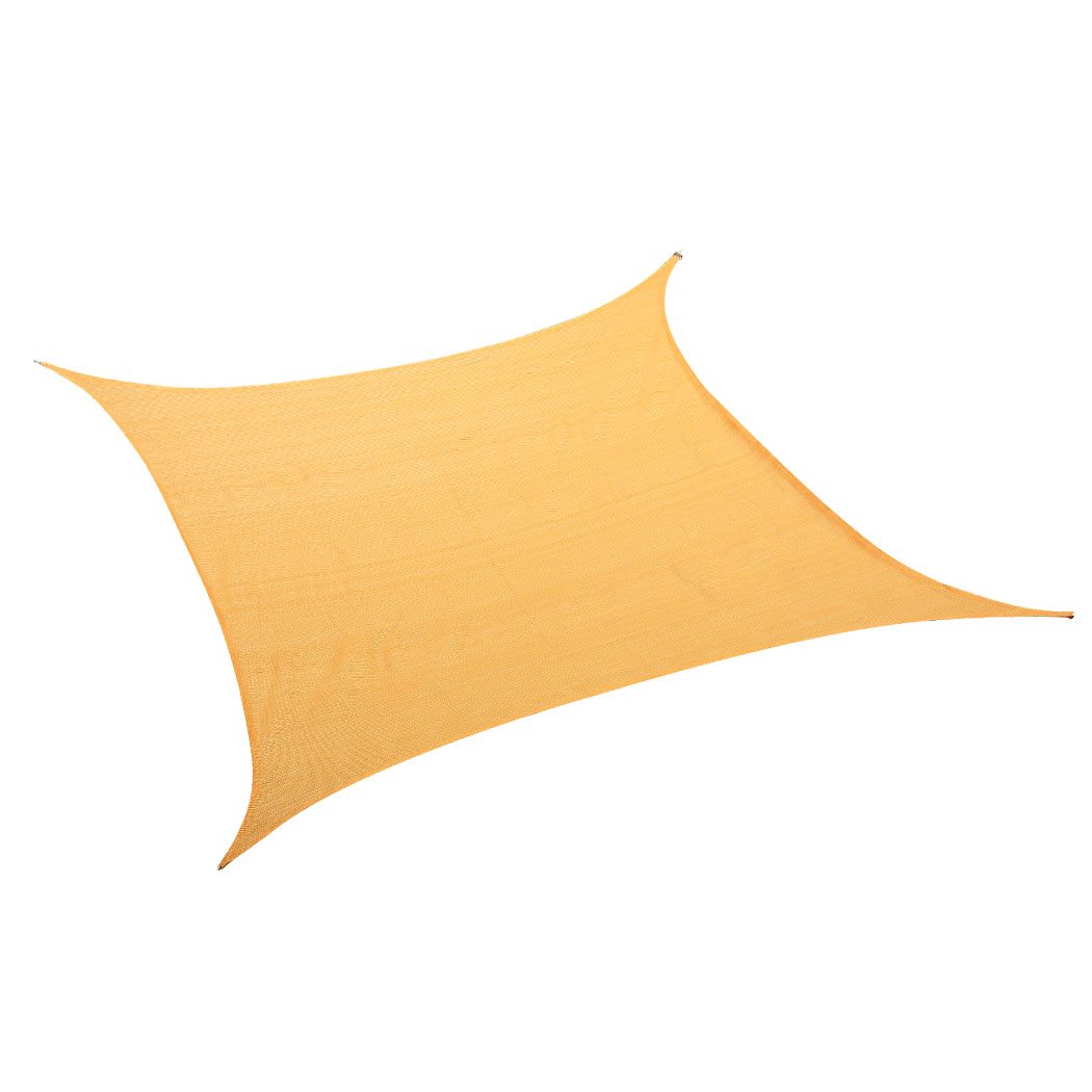 TopSellers-Sun Shade Sail - Rectangle Beige 3m x 4m UV Protection