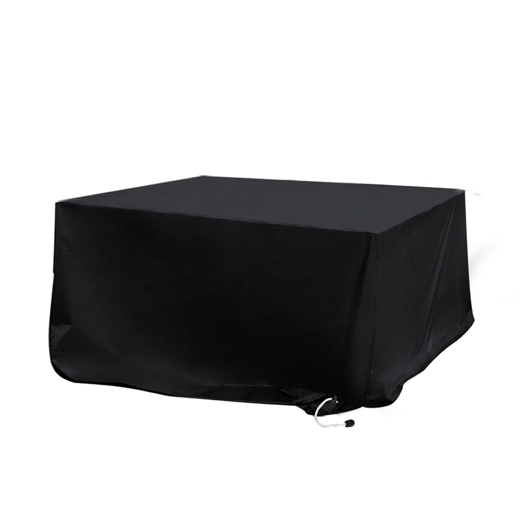 TopSellers-Outdoor Furniture Cover Black - Waterproof & UV Resistant 30cm