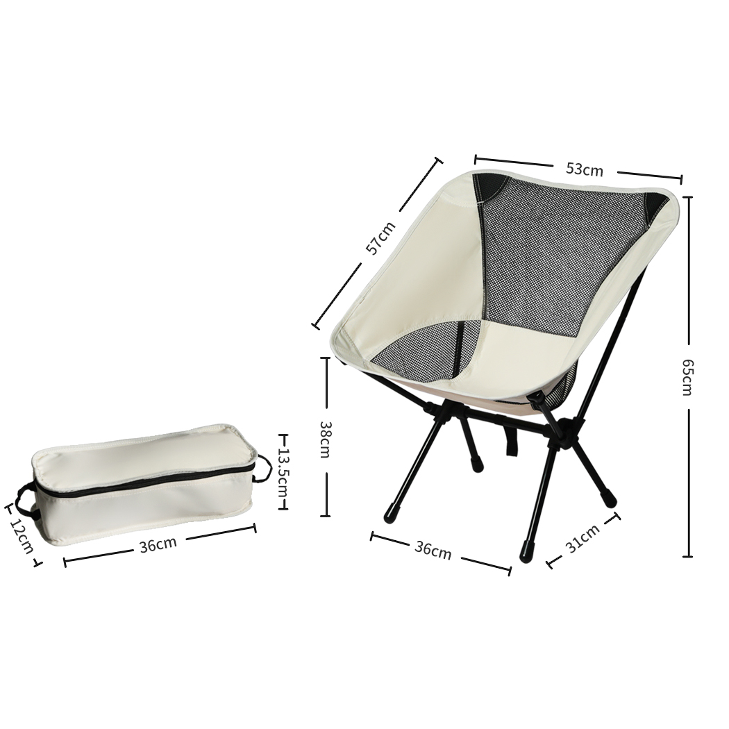 Camping Chair Folding Outdoor Portable Lightweight Fishing Chairs Beach Picnic - Picture 13 of 30