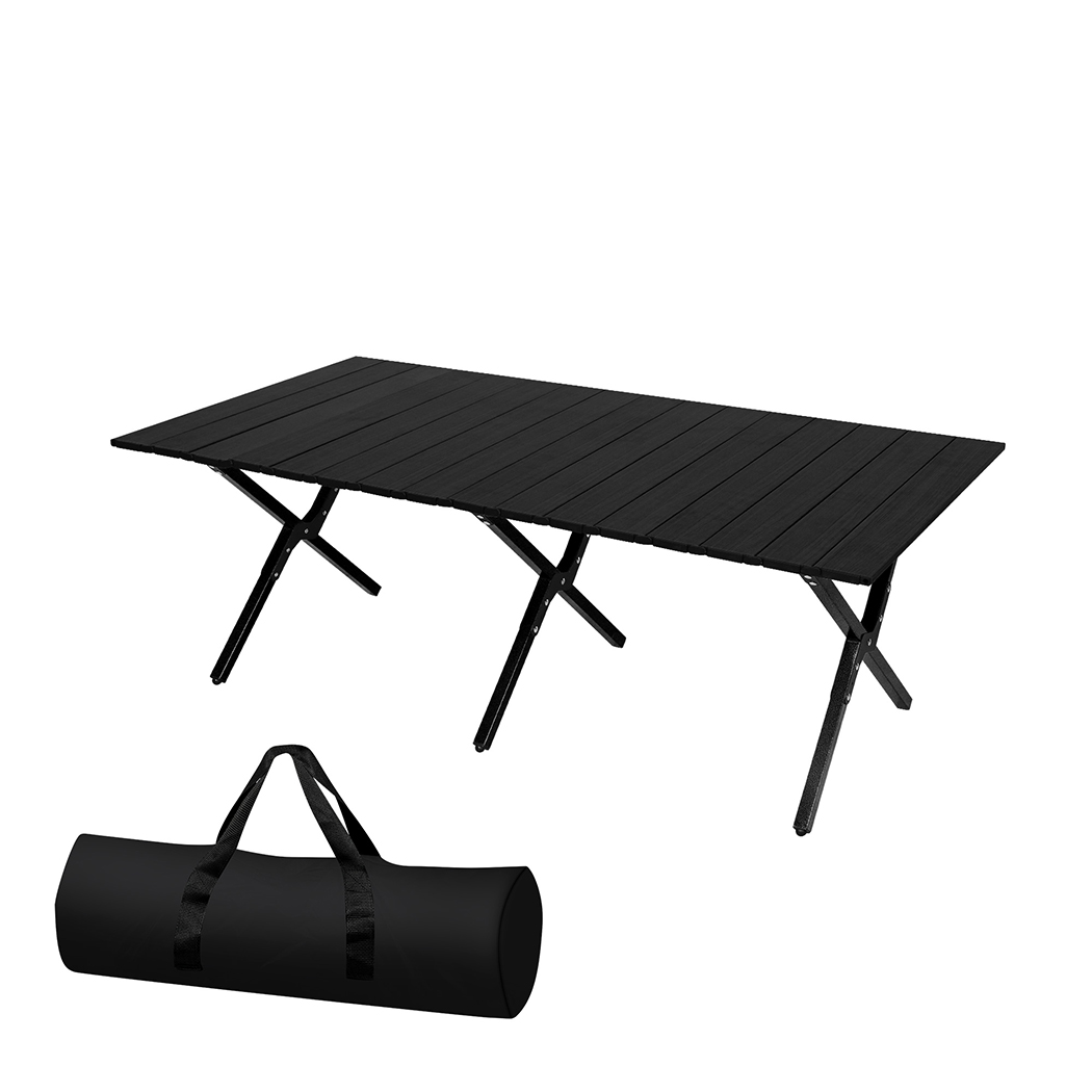 TopSellers-Portable Folding Camping Table - Lightweight 117x58x43cm BBQ