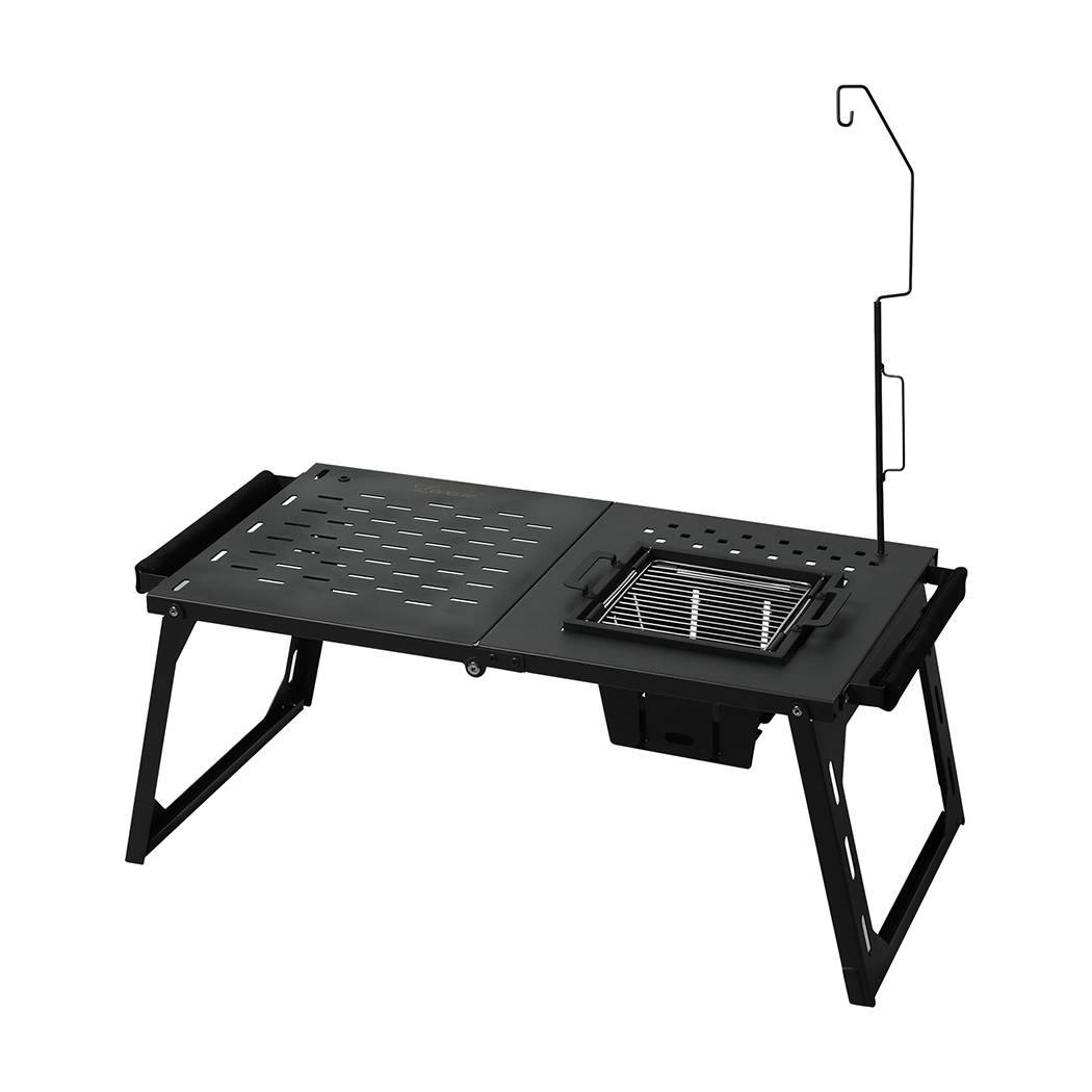 TopSellers-Portable BBQ Grill - Small  Easy Clean Charcoal for Outdoor Cooking