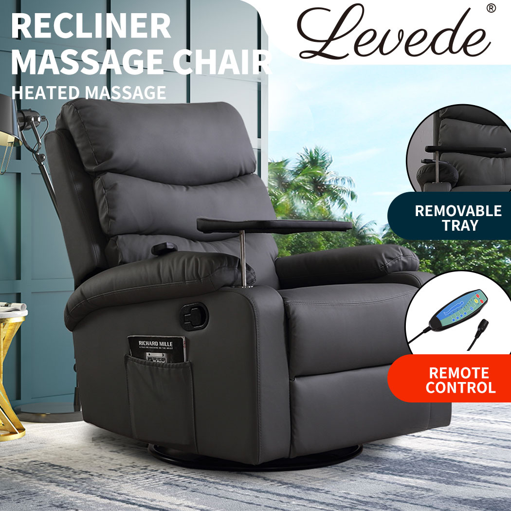 Levede Massage Chair Recliner Chair Armchair Heated Lounge Sofa Elder (Optional) - Picture 109 of 142