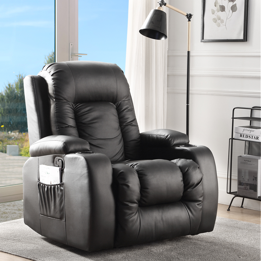 Levede Massage Chair Recliner Chair Armchair Heated Lounge Sofa Elder (Optional) - Picture 130 of 141
