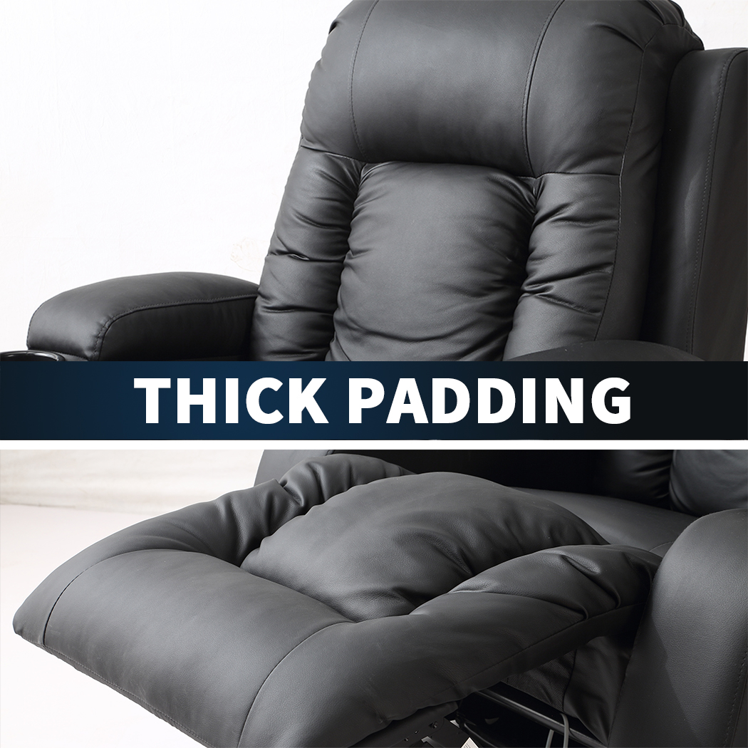 Levede Massage Chair Recliner Chair Armchair Heated Lounge Sofa Elder (Optional) - Picture 124 of 130