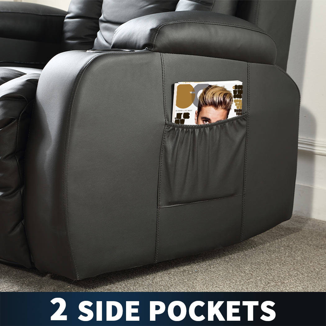 Levede Massage Chair Recliner Chair Armchair Heated Lounge Sofa Elder (Optional) - Picture 126 of 130