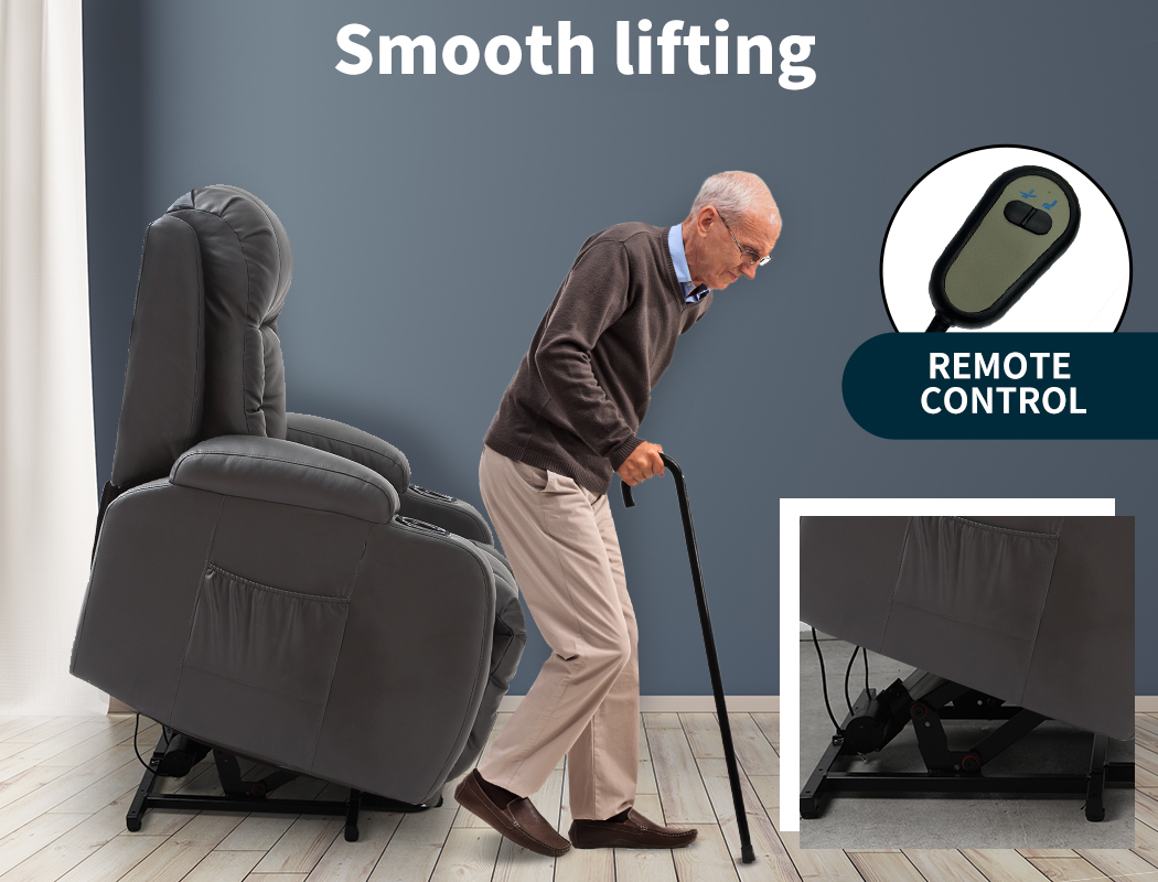 Levede Massage Chair Recliner Chair Armchair Heated Lounge Sofa Elder (Optional) - Picture 76 of 140