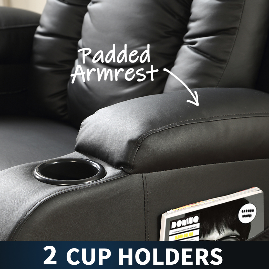 Levede Massage Chair Recliner Chair Armchair Heated Lounge Sofa Elder (Optional) - Picture 78 of 140