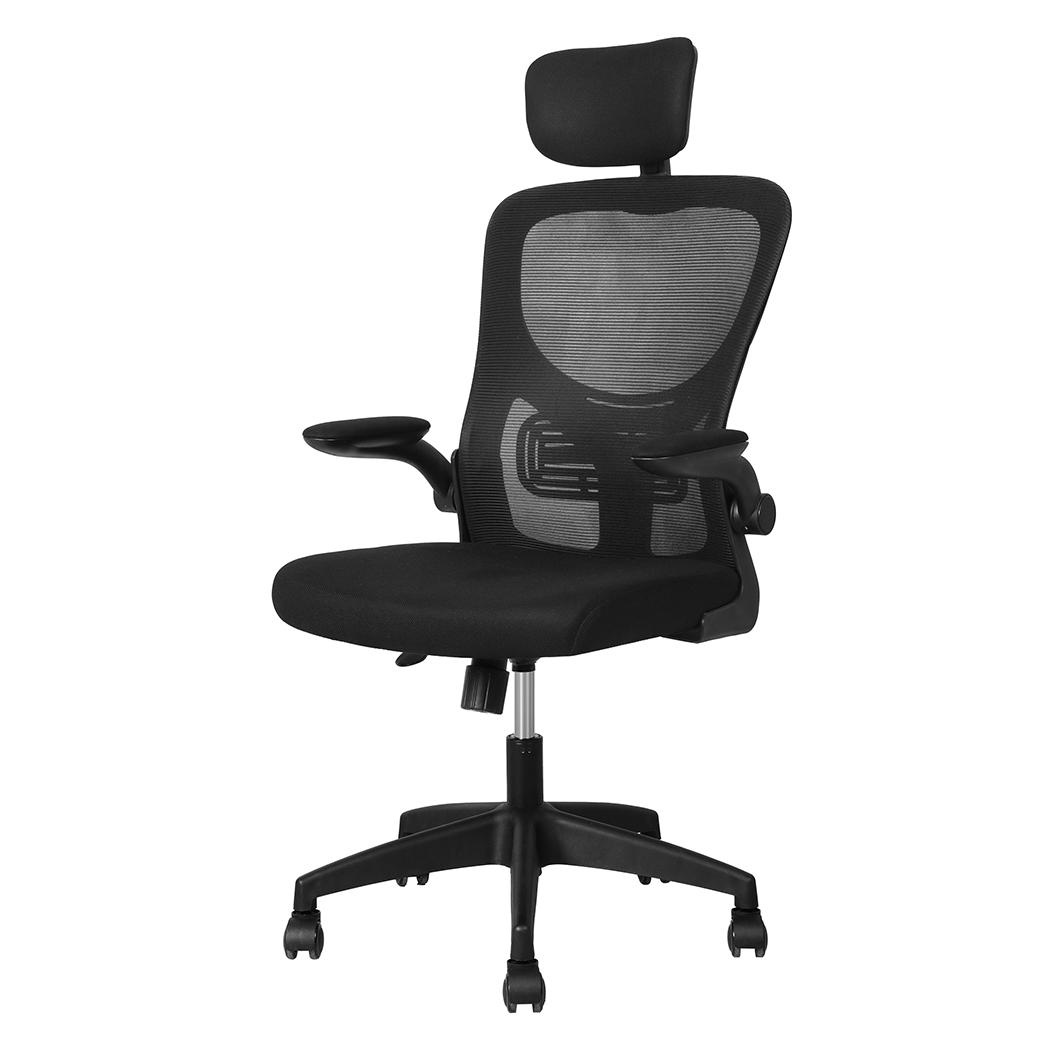 TopSellers-Ergonomic Office Mesh Chair - Adjustable Height & Lumbar Support