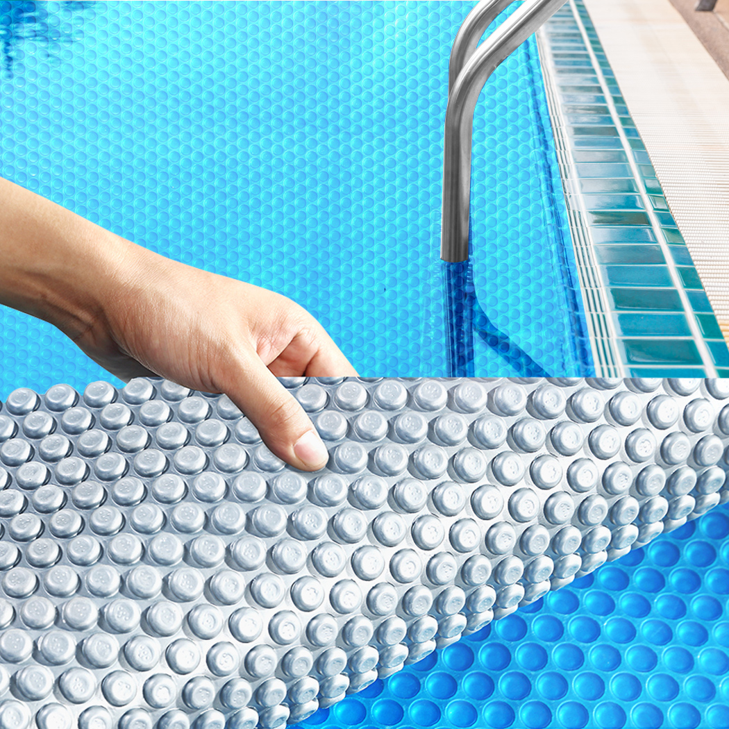 Solar Swimming Pool Cover 500 Micron Outdoor Bubble Blanket Heater Size 11 X 4M