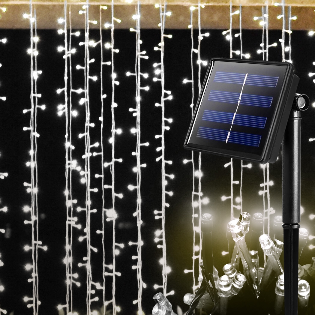 Solar Powered 25M Fairy String Lights Outdoor Garden Party Wedding Xmas AU