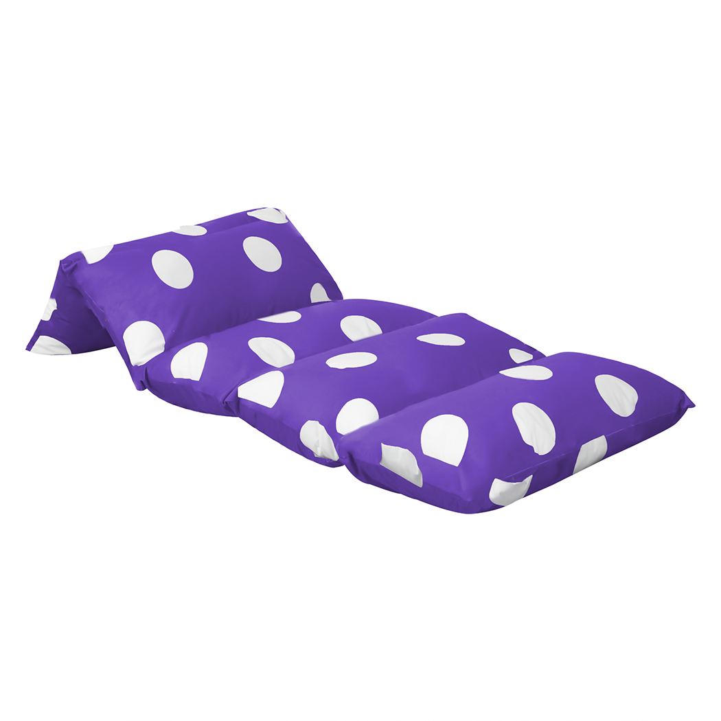 TopSellers-Foldable Mattress Kids Pillow - Comfy Purple Medium Soft Space