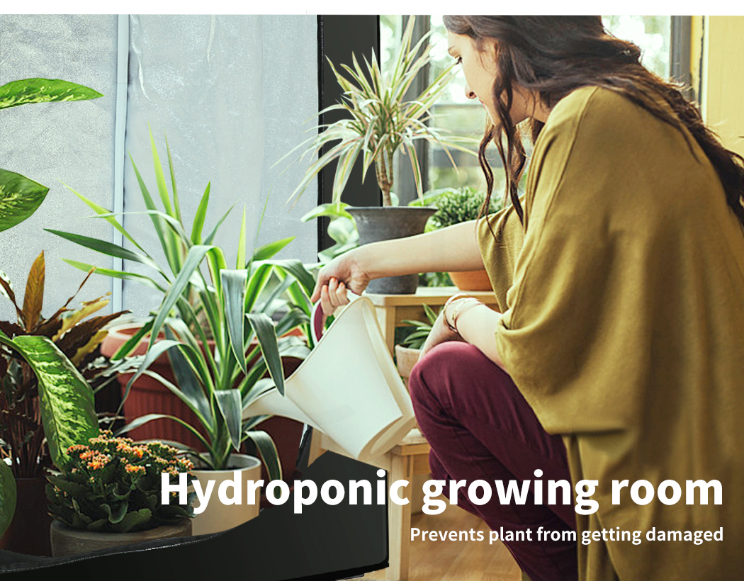 Hydroponics Grow Plant Tent Kits Reflective Indoor Tarps Room Oxford Cloth 